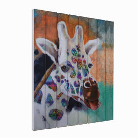 21 X 18 Giraffe στην κορδέλλα που χρωματίζει την τετραγωνική μορφή για το εγχώριο ντεκόρ διαδρόμων κρεβατοκάμαρων