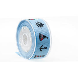 19mm 2 τυπωμένη χρώματα κορδέλλα Grosgrain για την καλλυντική συσκευάζοντας διακόσμηση