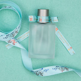 Κορδέλλα συσκευασίας δώρων Parfums συνήθειας, χρυσή κορδέλλα σατέν πολυεστέρα 9mm με το φύλλο αλουμινίου
